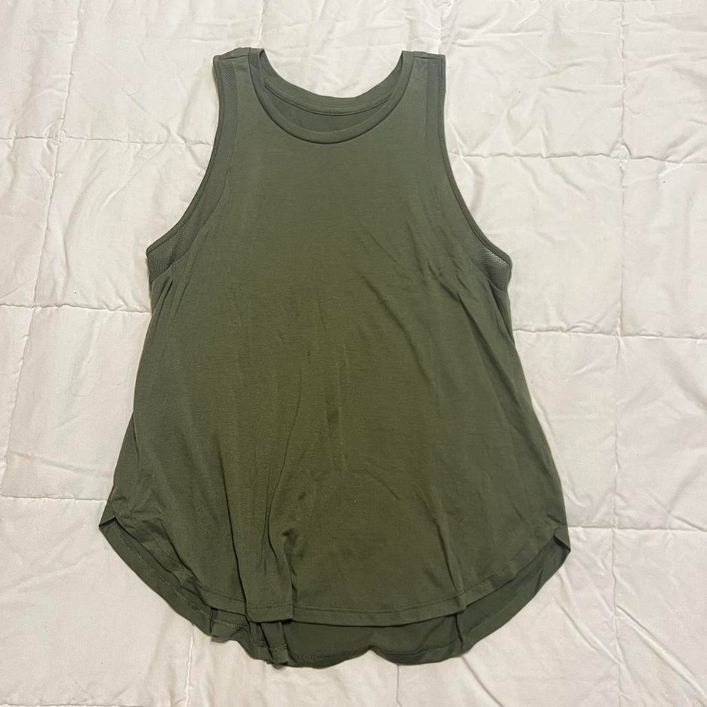 Women's Olive Green Workout Tank